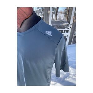 Adidas Climachill Dry Fit Shirt Grey Studded sport